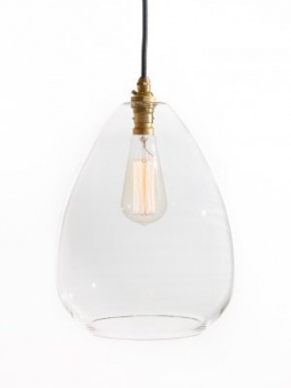 Jules Large Clear Glass Pendant